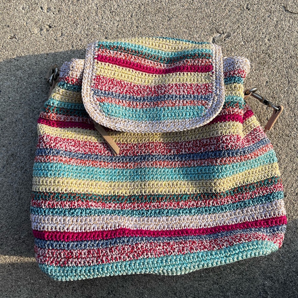 The sak sequoia hardback backpack purse